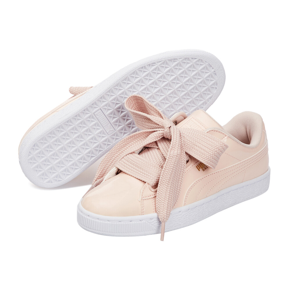

PUMA - female - Кеды Basket Heart Patent Wn's – Rose Smoke-Puma White –, Розовый