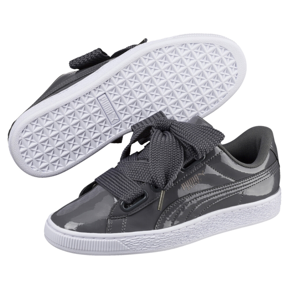 

PUMA - female - Кеды Basket Heart Patent Wn's – Iron Gate-Iron Gate –, Серый