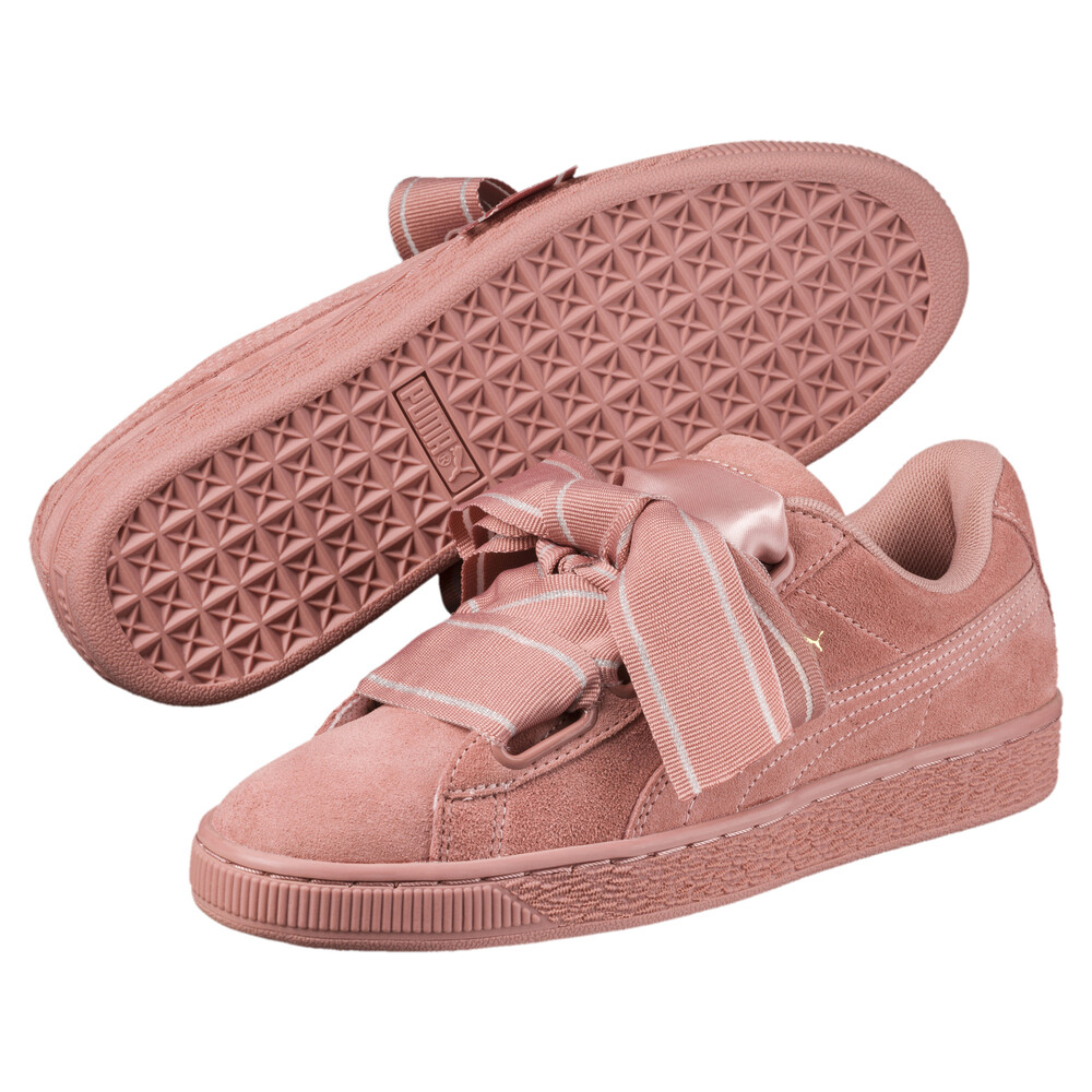 

PUMA - female - Кеды Suede Heart Satin II Wn's – Cameo Brown-Cameo Brown –, Коричневый