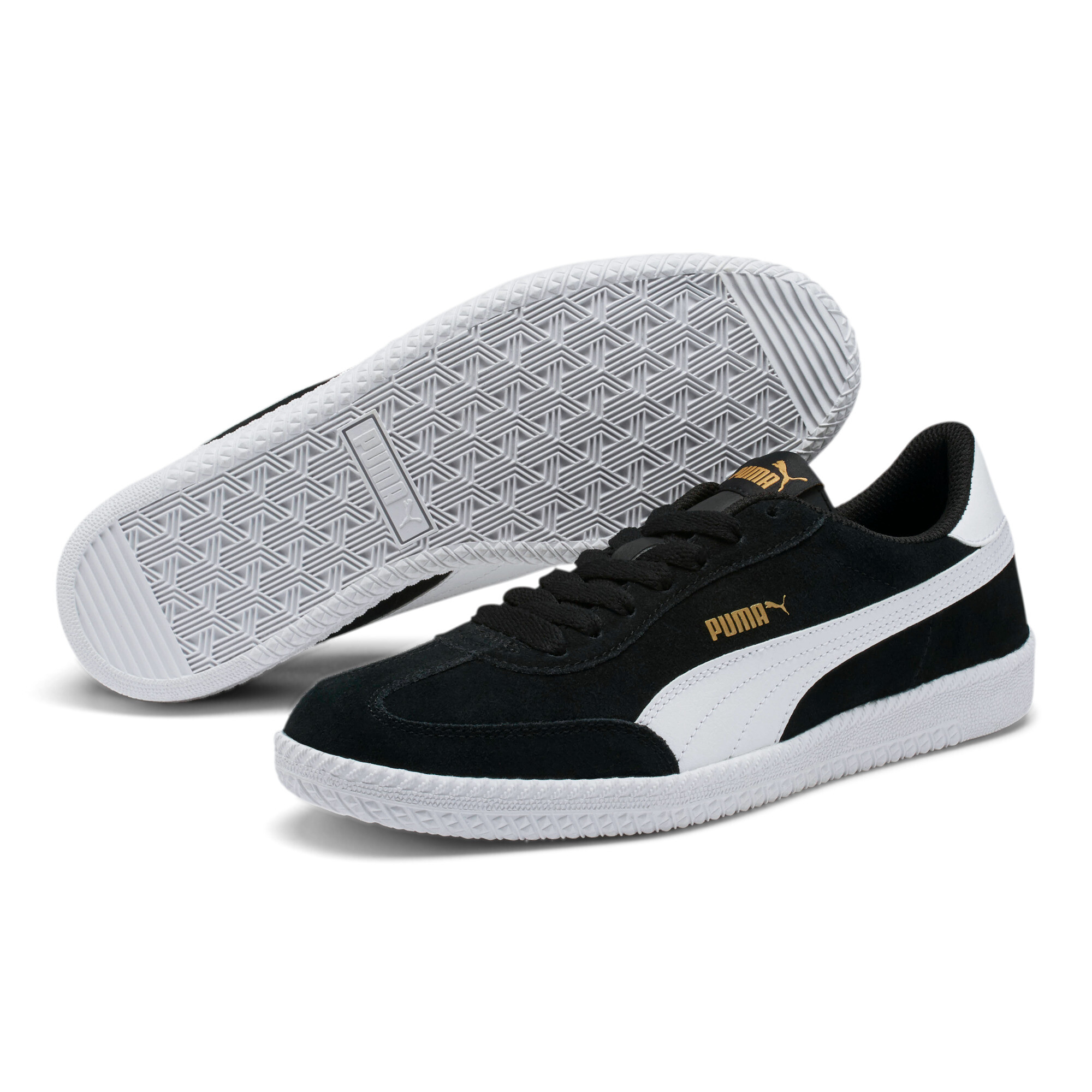 astro cup leather trainers