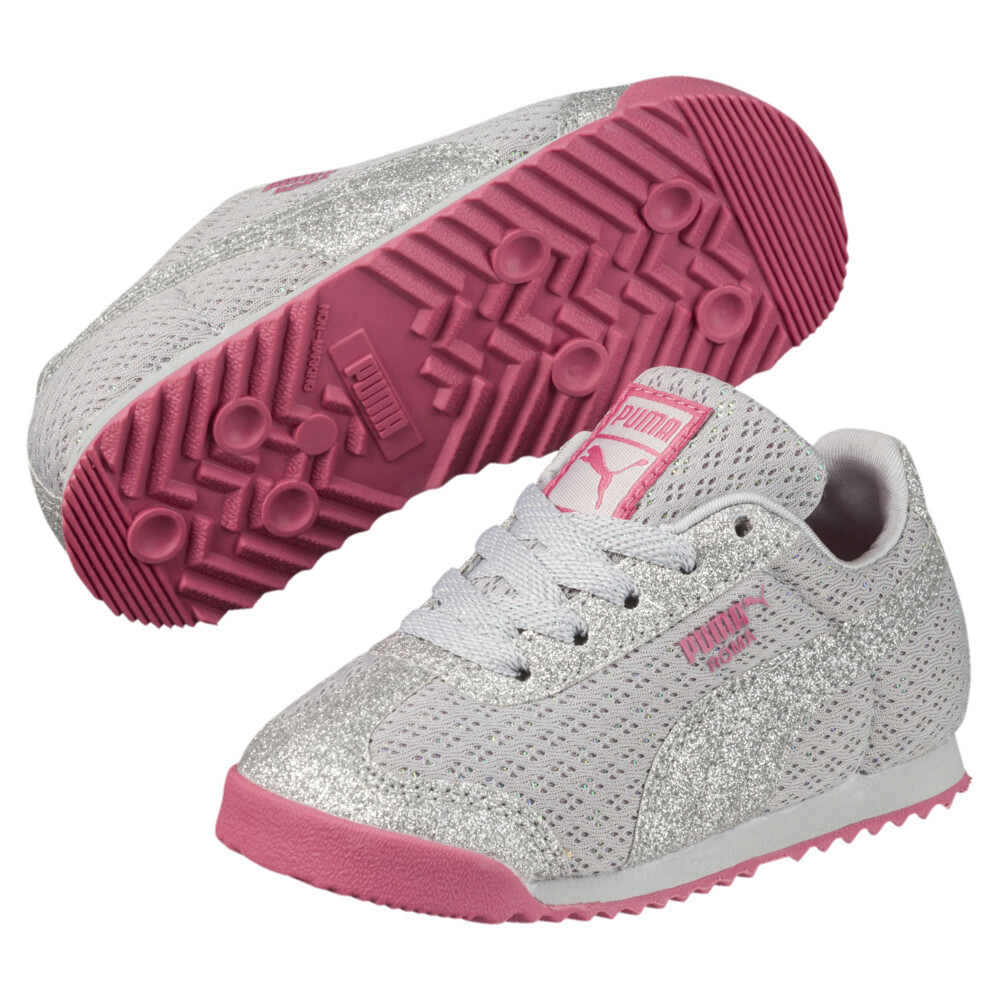 Roma Glitz Glamm Mesh Bebek Ayakkabi Gri Puma Puma Turkiye Resmi Alisveris Sitesi