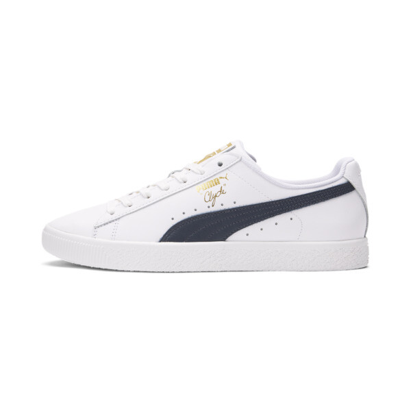 PUMA Clyde Core Foil Men's Sneakers in Dark Blue - 364669_02