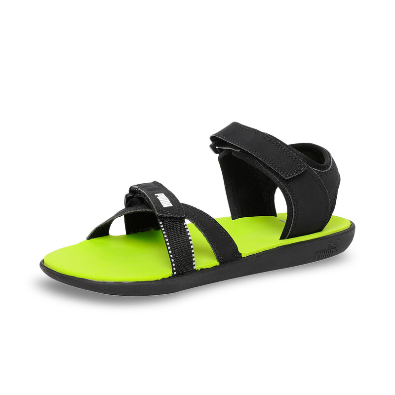 

PUMA Pebble Unisex Sandals, White/black/yellow
