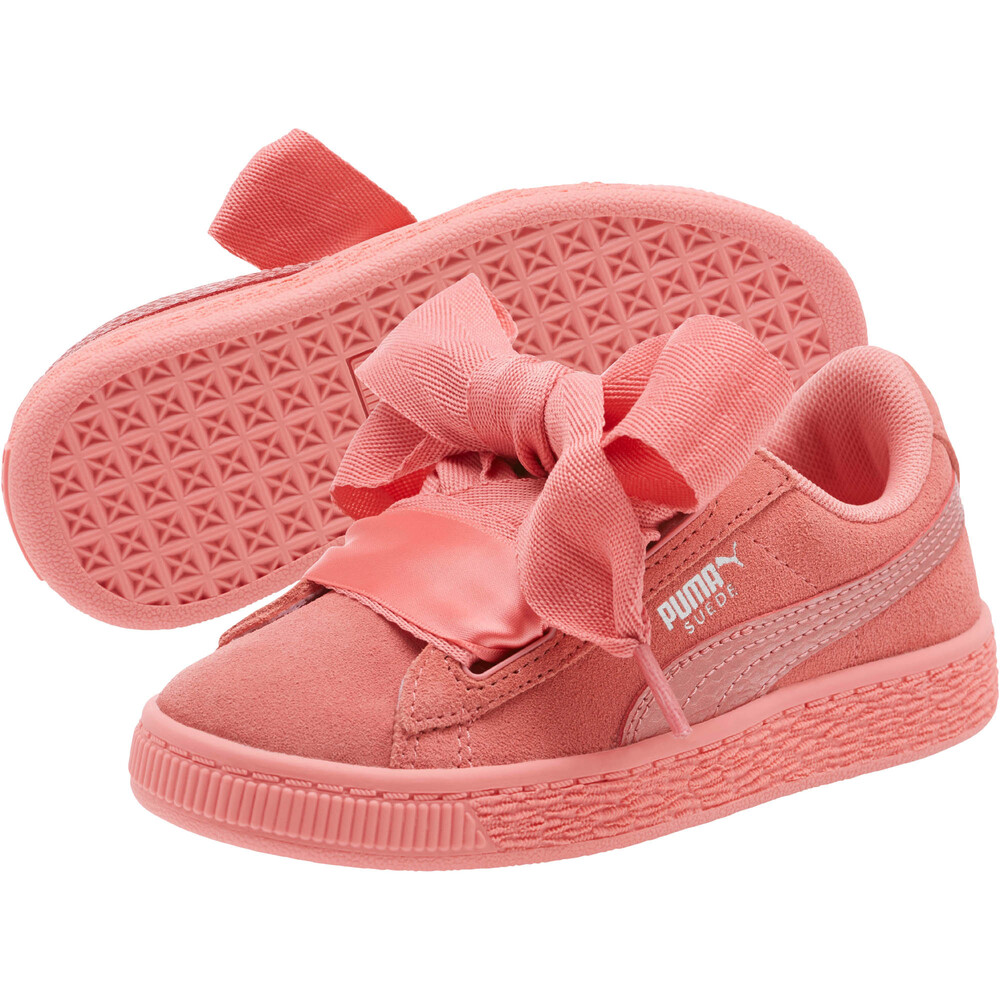 PUMA - female - Детские кеды Suede Heart SNK PS – Shell Pink-Shell Pink –, Розовый