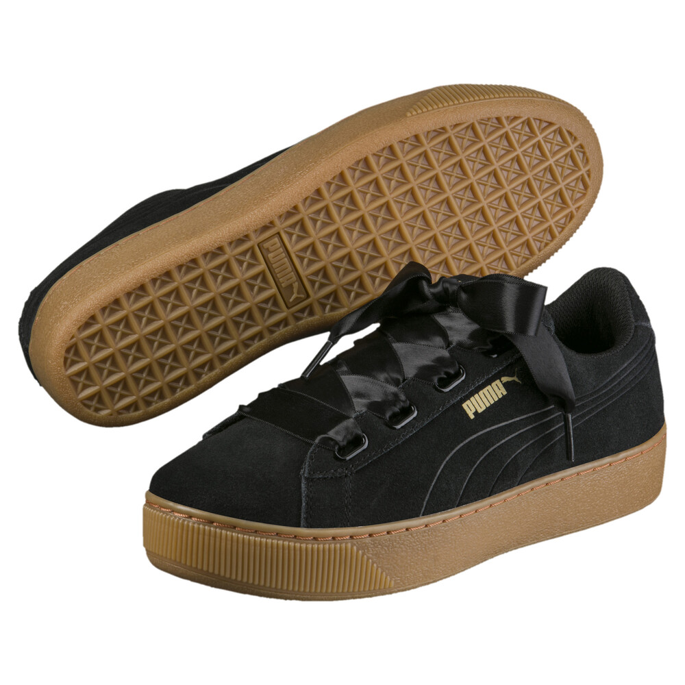 

PUMA - female - Кеды Puma Vikky Platform Ribbon – Puma Black-Puma Black –, Черный