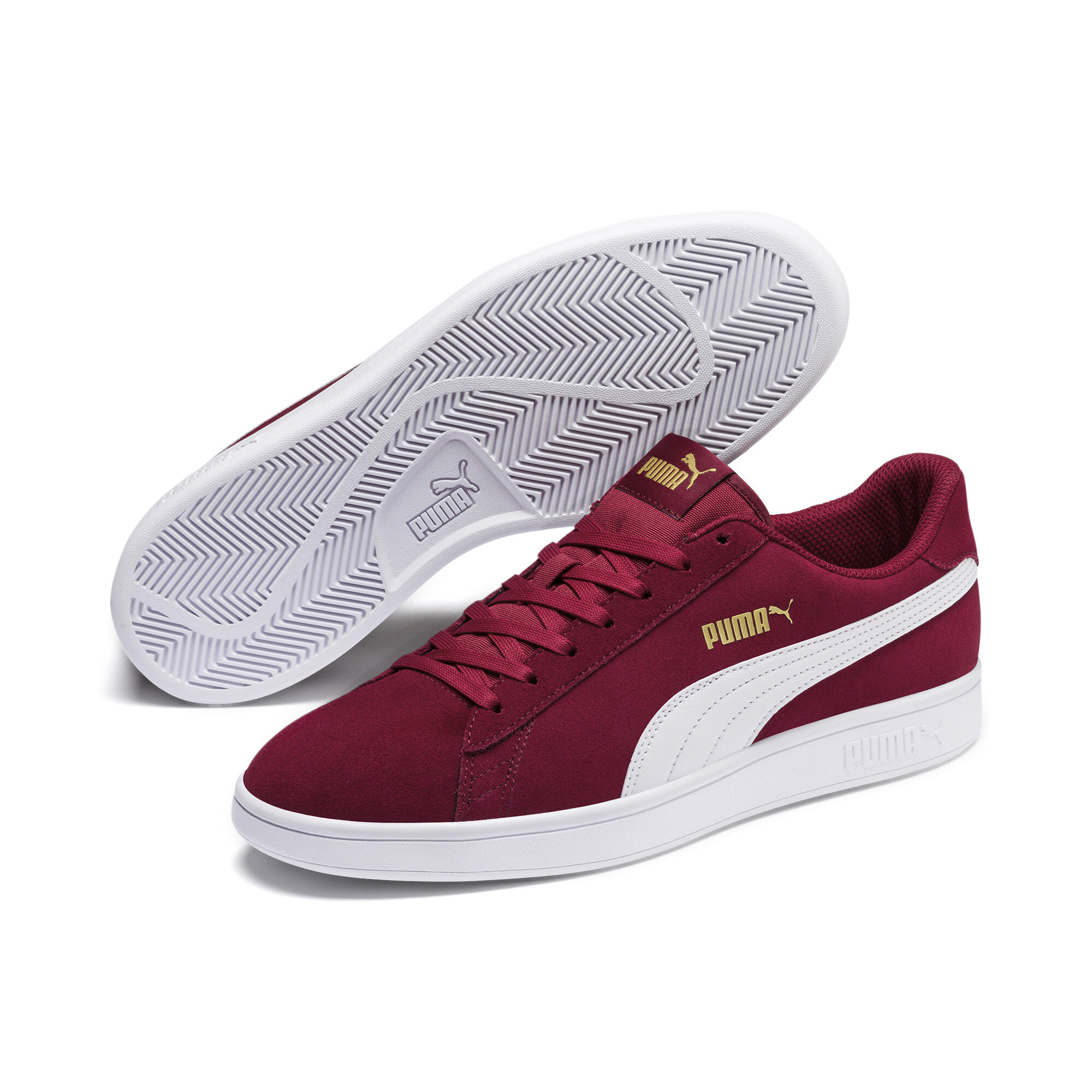 puma smash v2 pomegranate