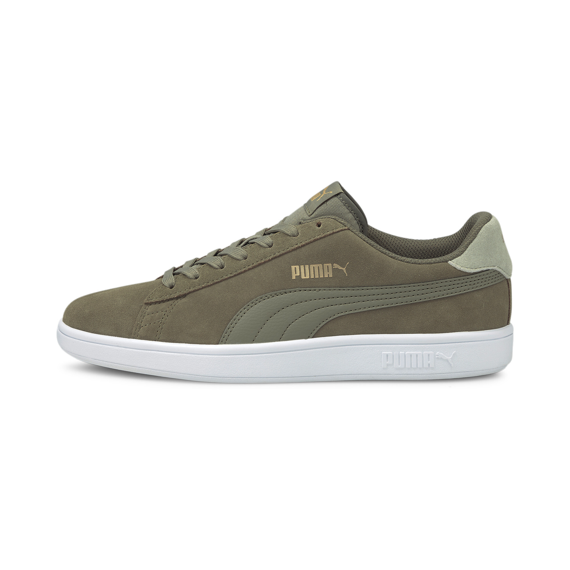 puma men's smash leather classic sneaker