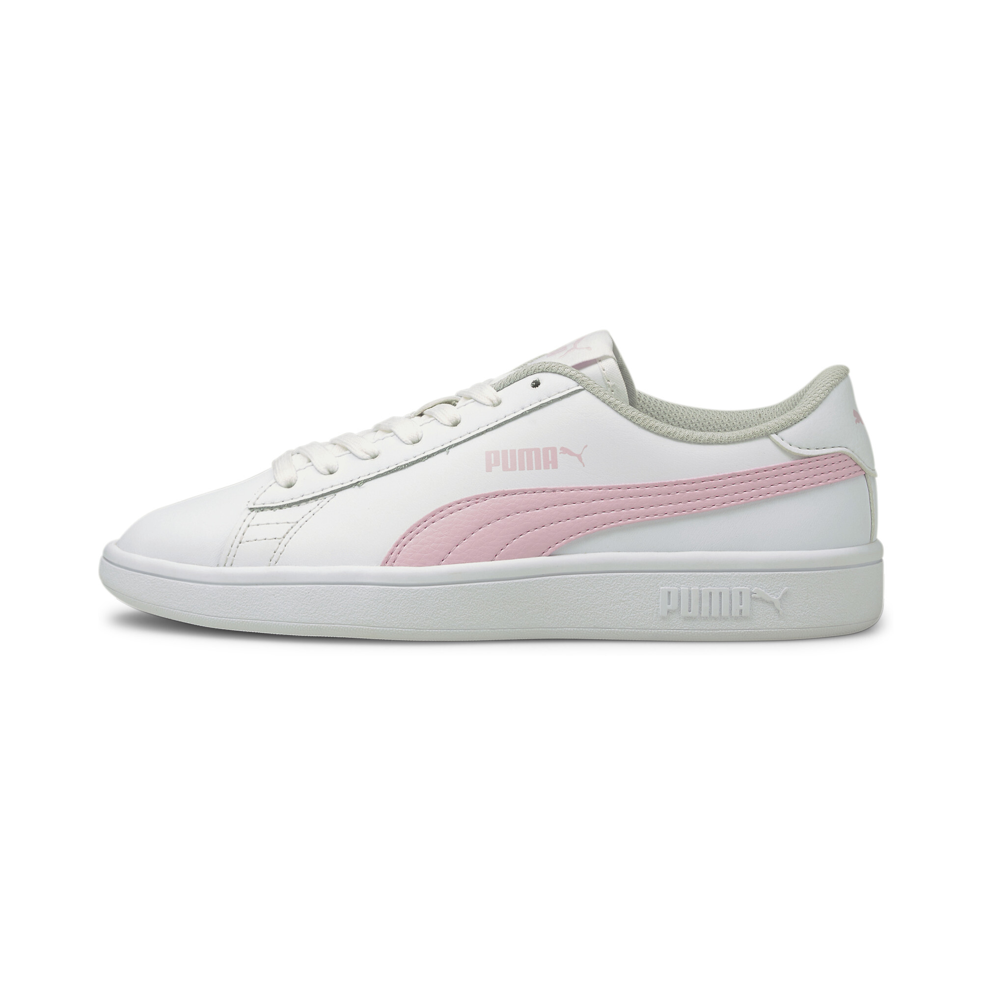 pink puma slip on