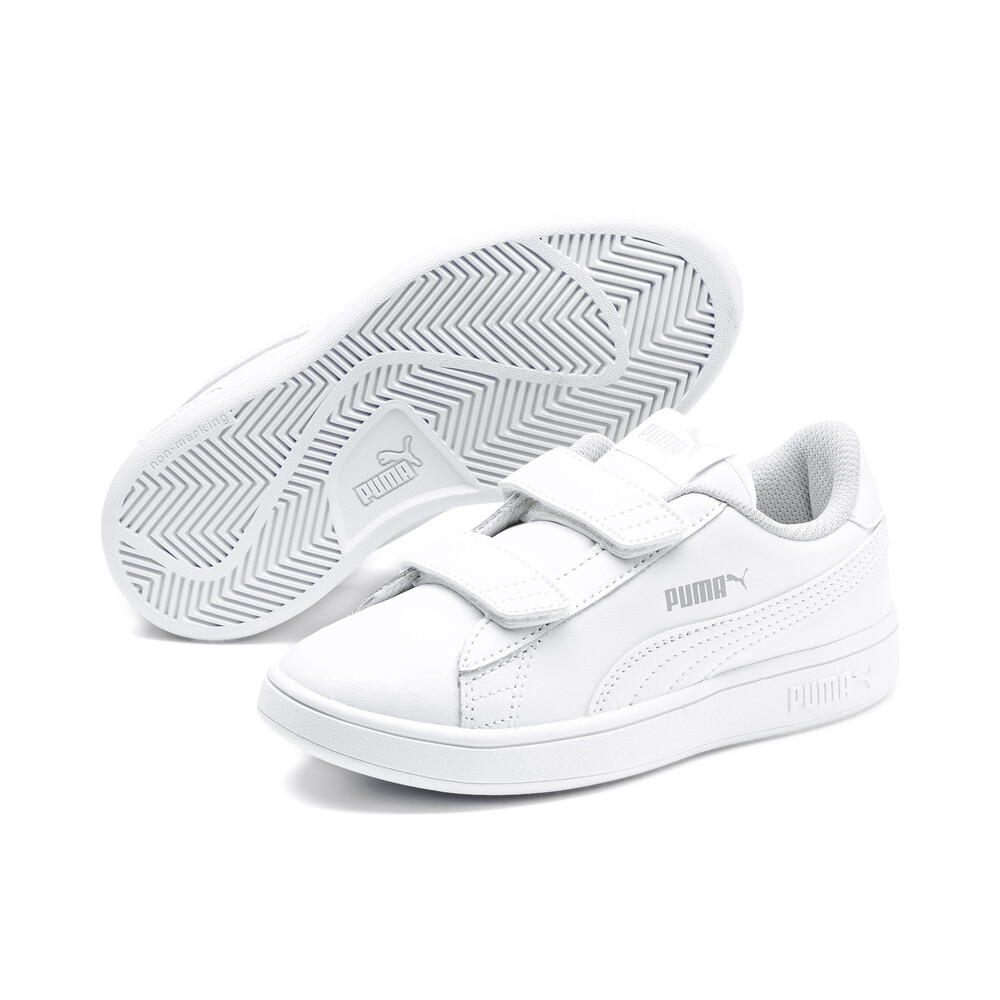 smash v2 leather trainers puma