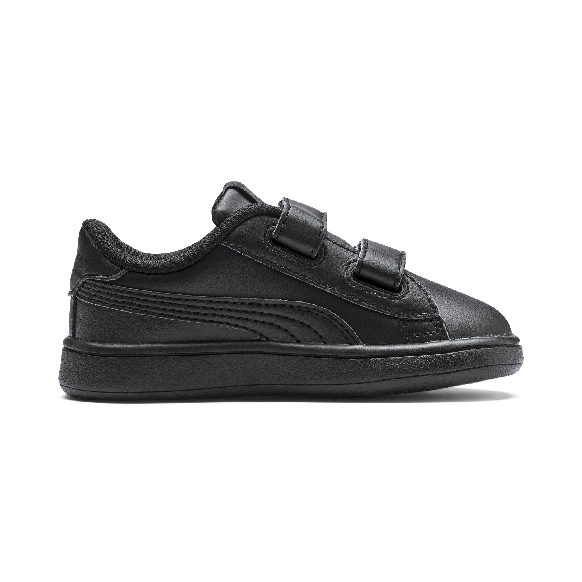 Kids' PUMA Smash V2 Trainers Shoes In Black, Size EU 19