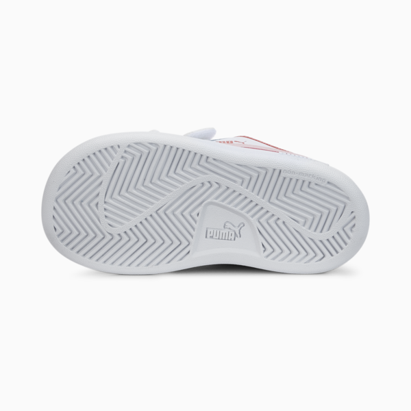 Tenis para niños Smash v2, Puma White-Almond Blossom-Salmon, large-MEX