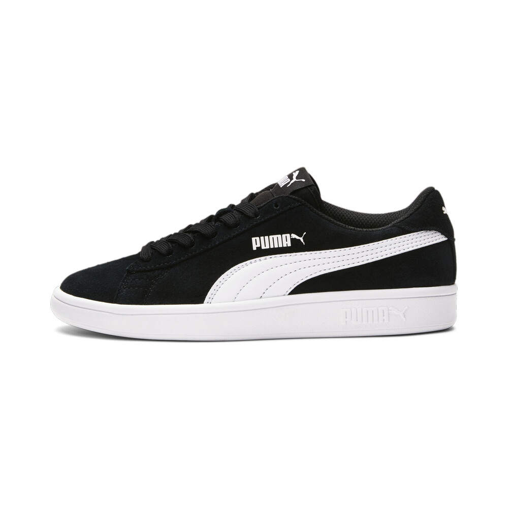 Smash v2 Suede Kids' Sneakers | Black - PUMA