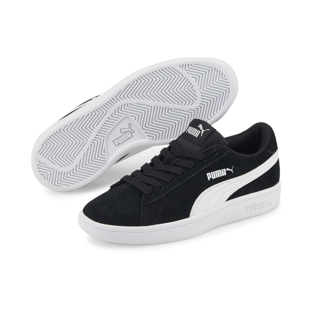 Smash v2 Suede Kids' Sneakers | Black - PUMA