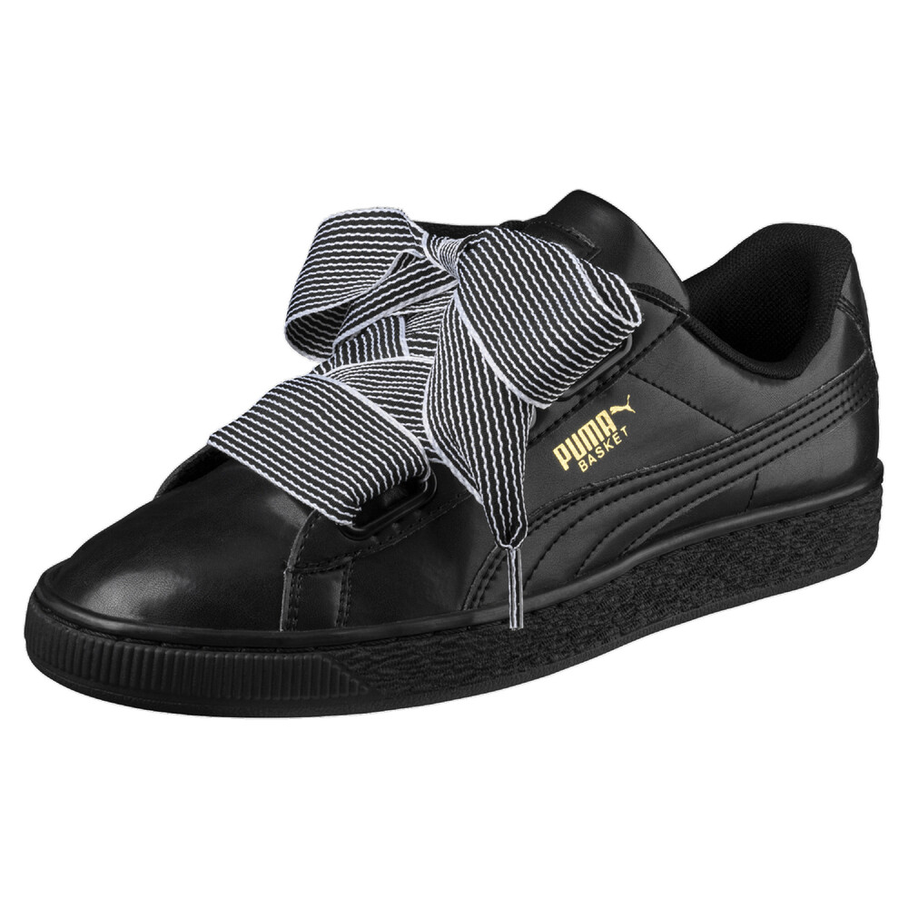 puma women's basket heart