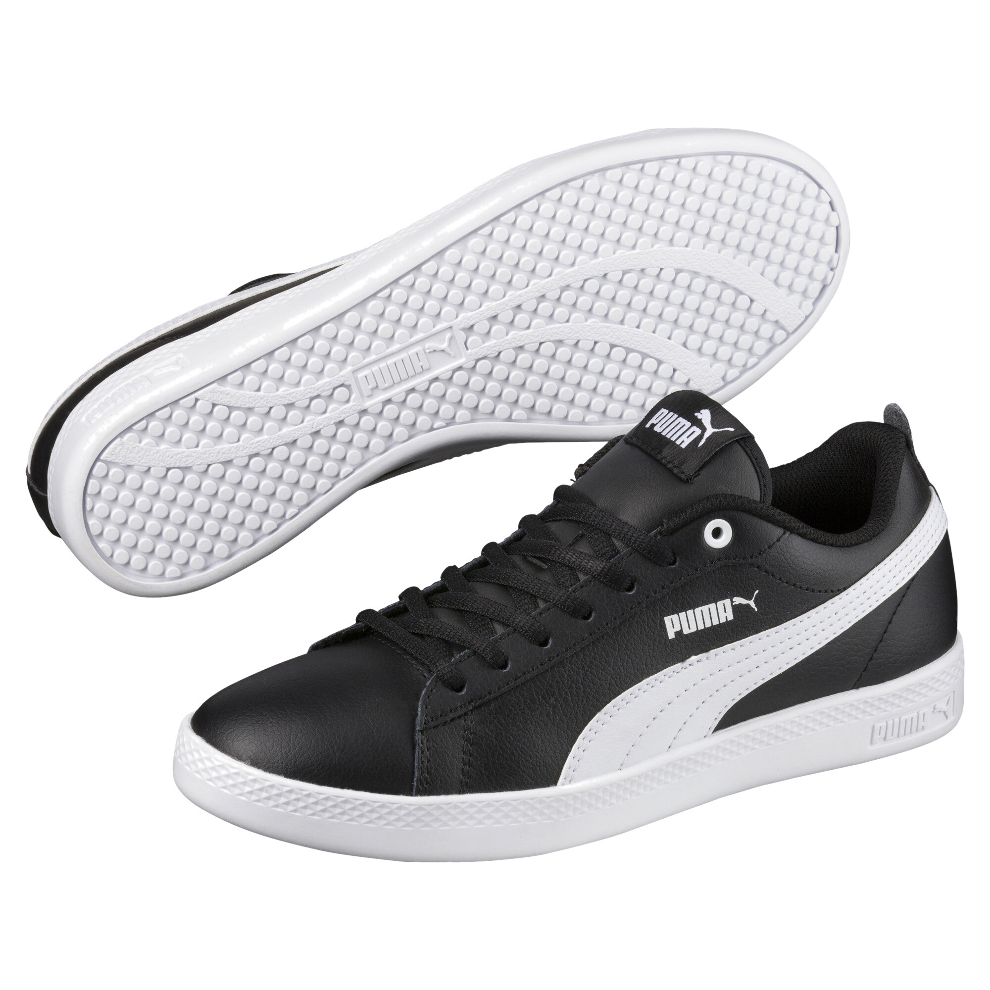 puma fierce strap leather wn's black