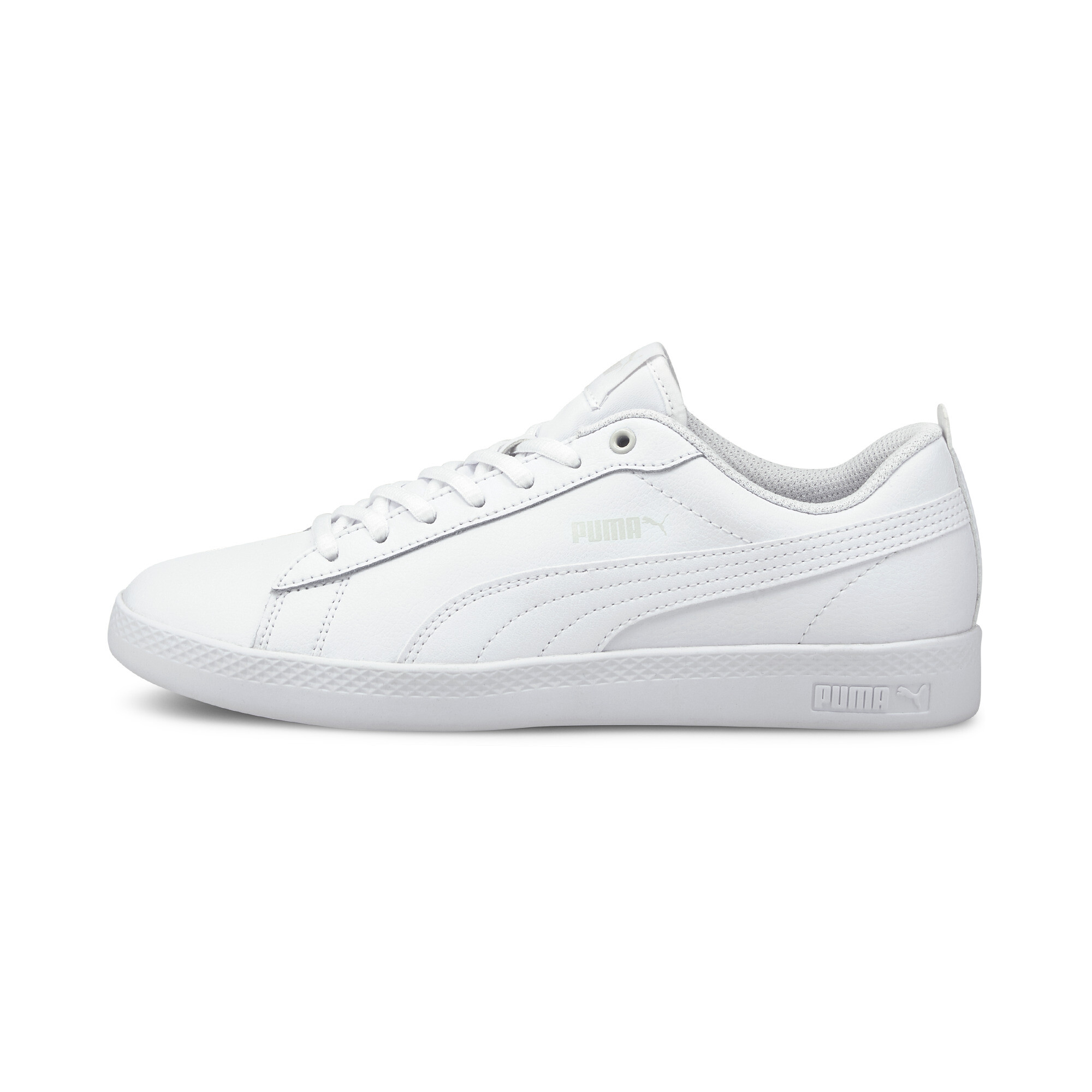 Puma Smash v2 Leder-Sneakers Damen Schuhe | White | Größe: 37