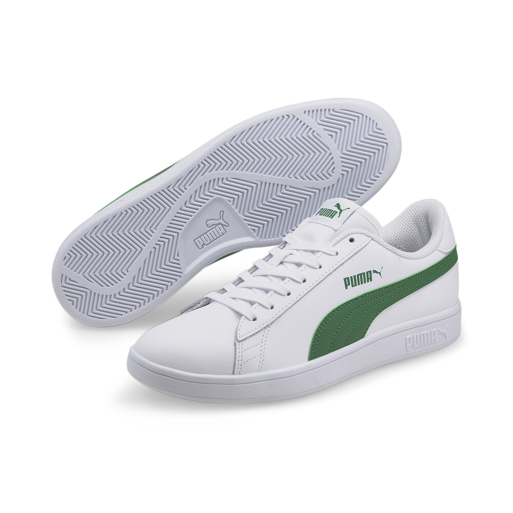 

PUMA - Кеды Puma Smash v2 L – Puma White-Amazon Green –, Белый