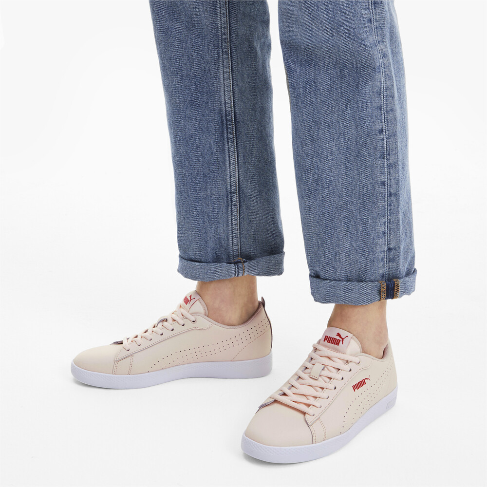 

PUMA - female - Кеды PUMA Smash Wns v2 L Perf – Rosewater-BRIGHT ROSE-White –, Розовый