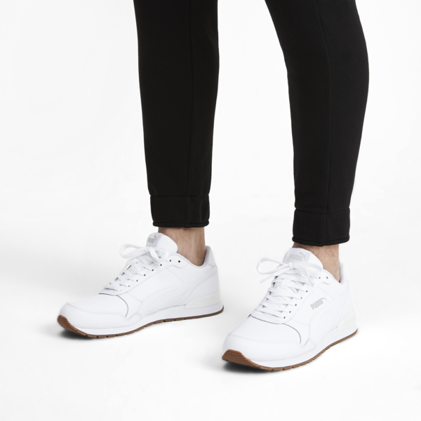 ST Runner v2 Trainers, Puma White-Gray Violet, large-ZAF