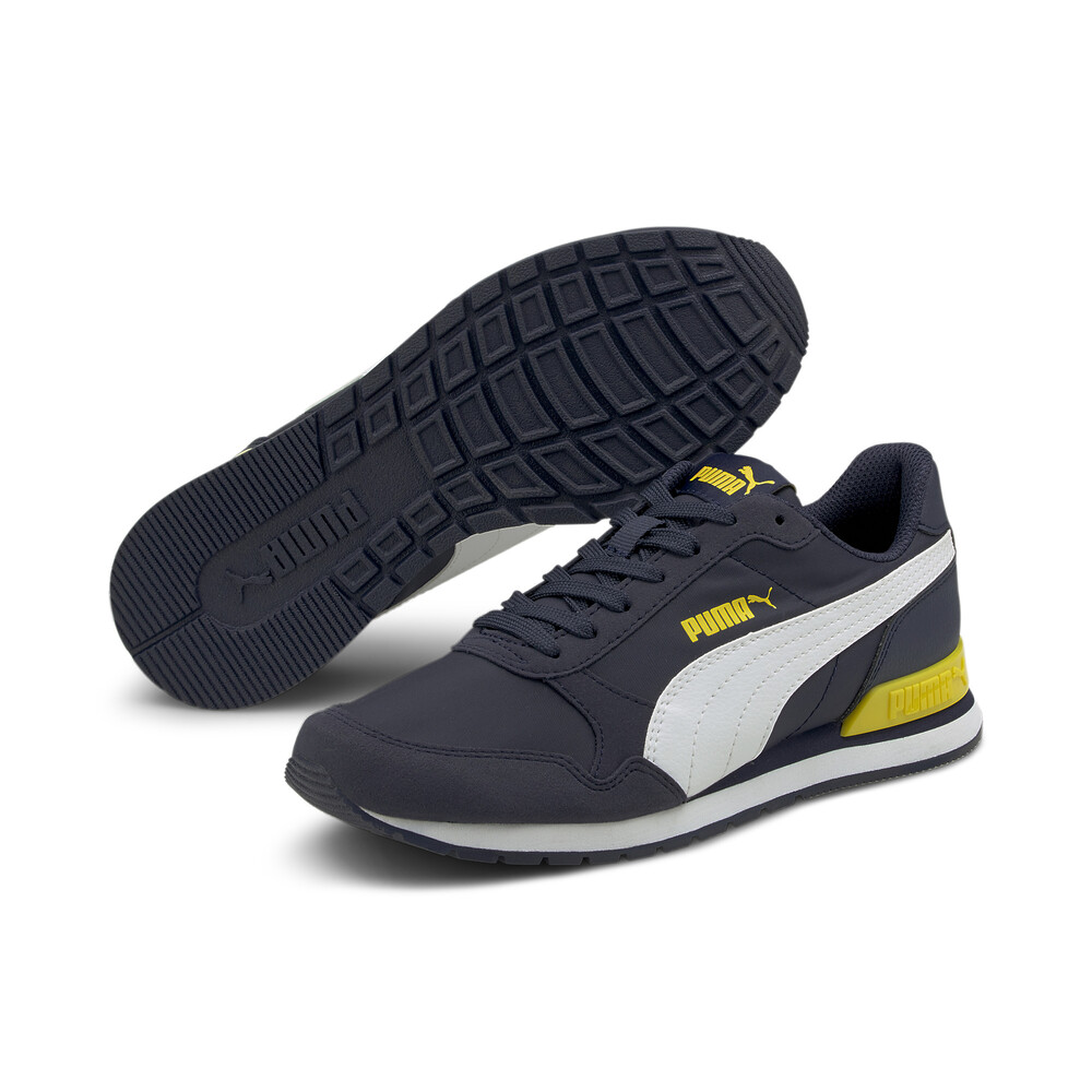 

PUMA - Детские кроссовки ST Runner v2 NL Jr – Peacoat-Puma White-Dandelion –, Синий