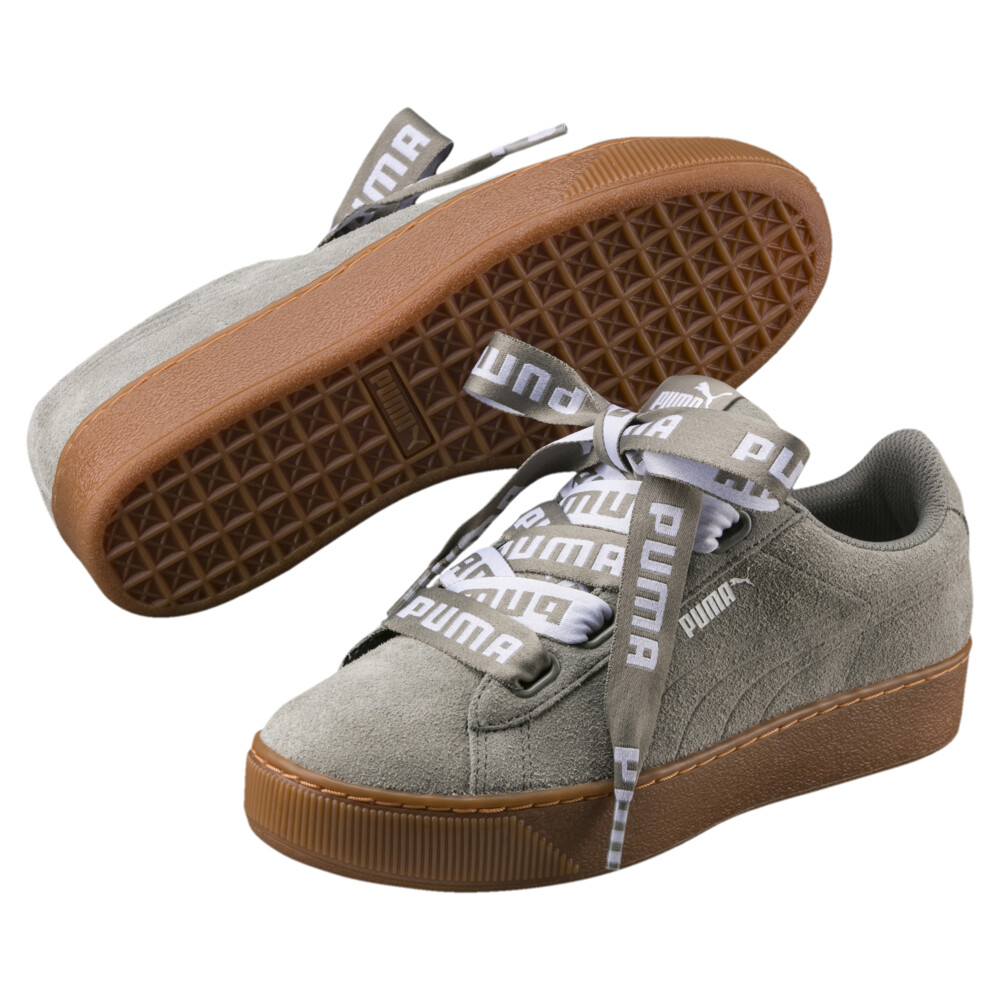 

PUMA - female - Кеды Puma Vikky Pltfm Ribbon Bold – Rock Ridge-Rock Ridge –, Бежевый