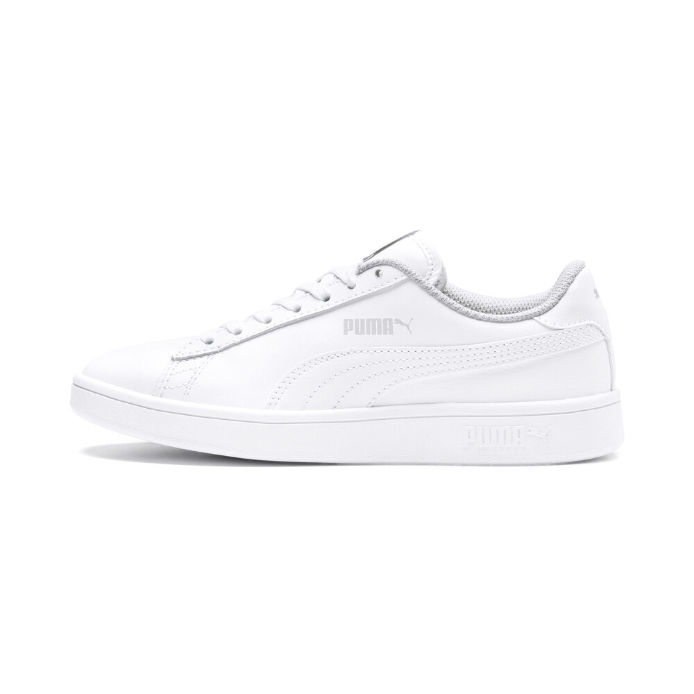 kids white puma shoes