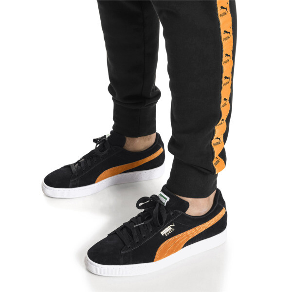 puma suede classic trainers in black