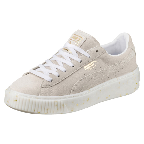 puma suede platform gold femme