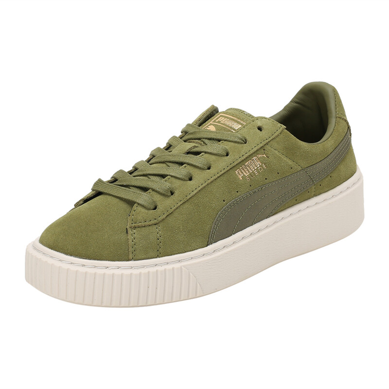 

Women's PUMA Suede Platform Satin Shoes