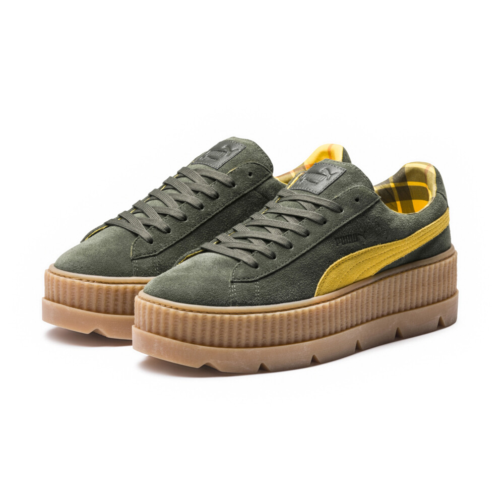 fenty by rihanna suede cleated creeper