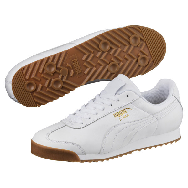 puma roma classic gum trainers