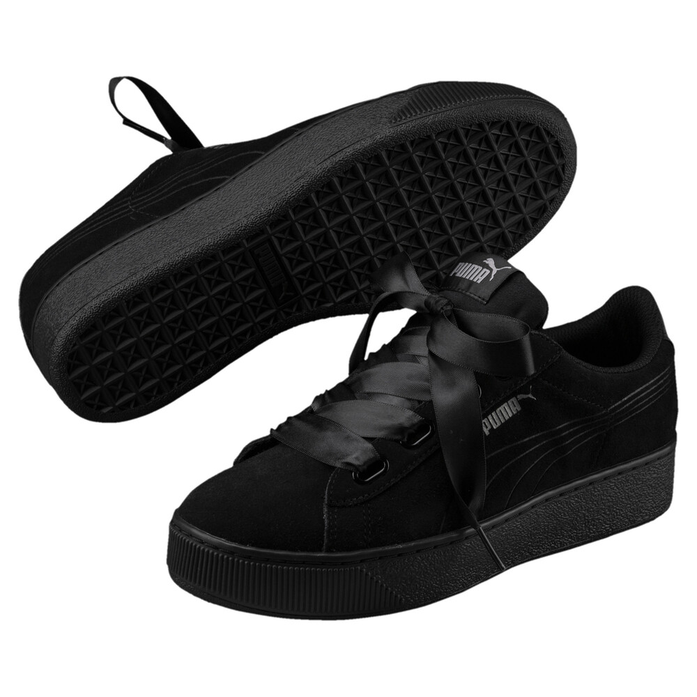 puma vikky platform patent black