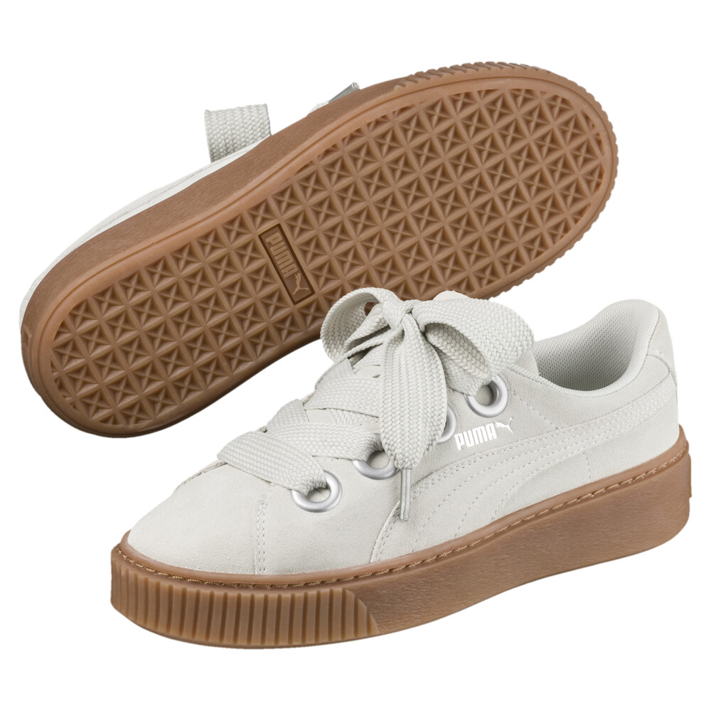 

PUMA - female - Кеды Platform Kiss Suede Wn's – Blue Flower-Puma Silver –, Белый