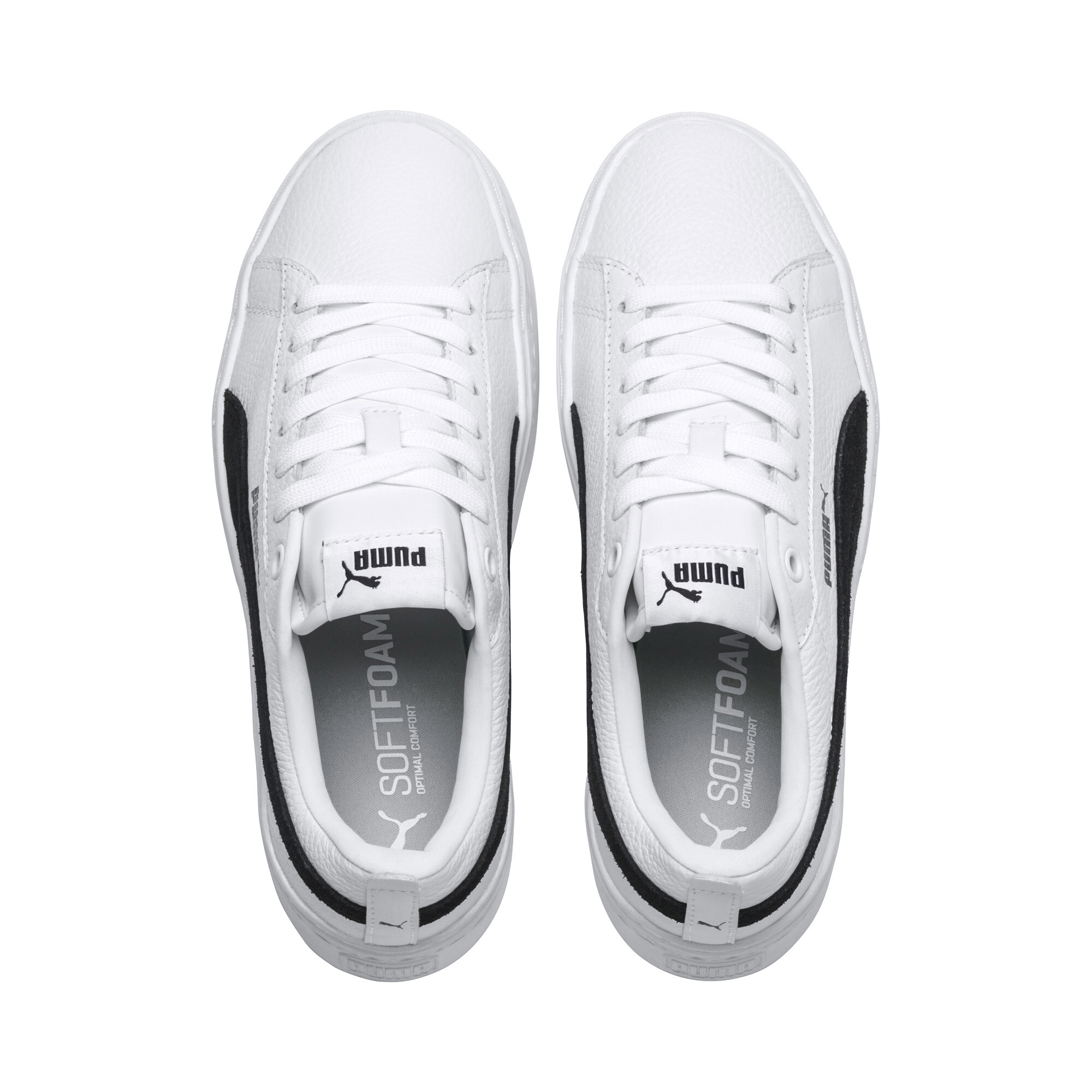puma smash platform ladies trainers