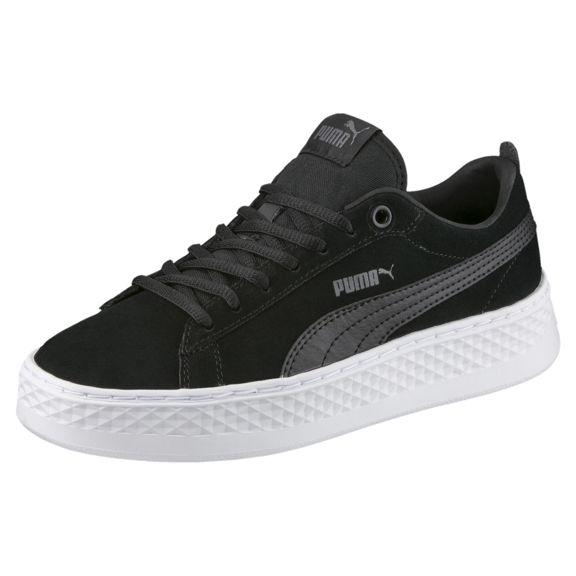 puma smash platform ladies trainers