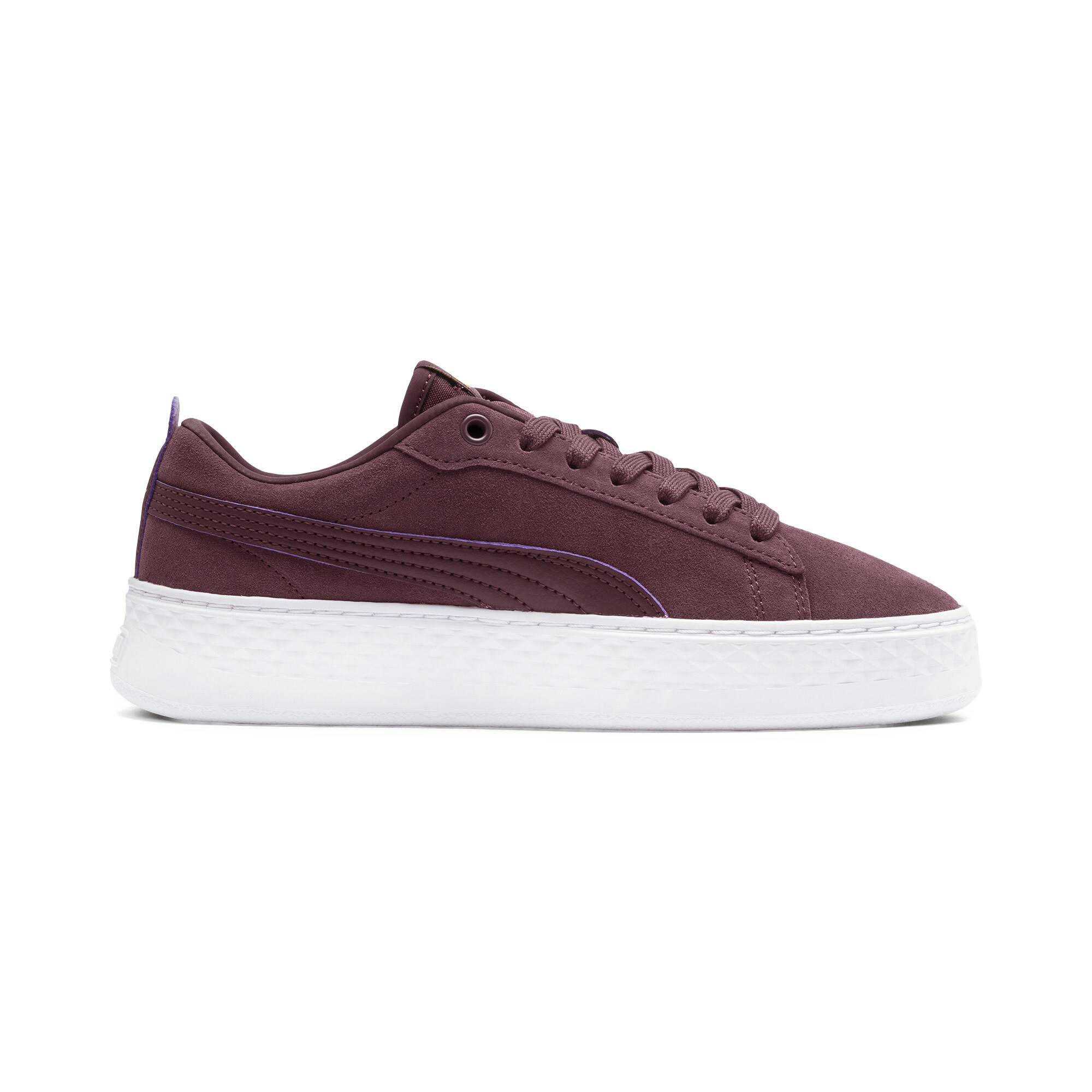 puma smash platform ladies trainers