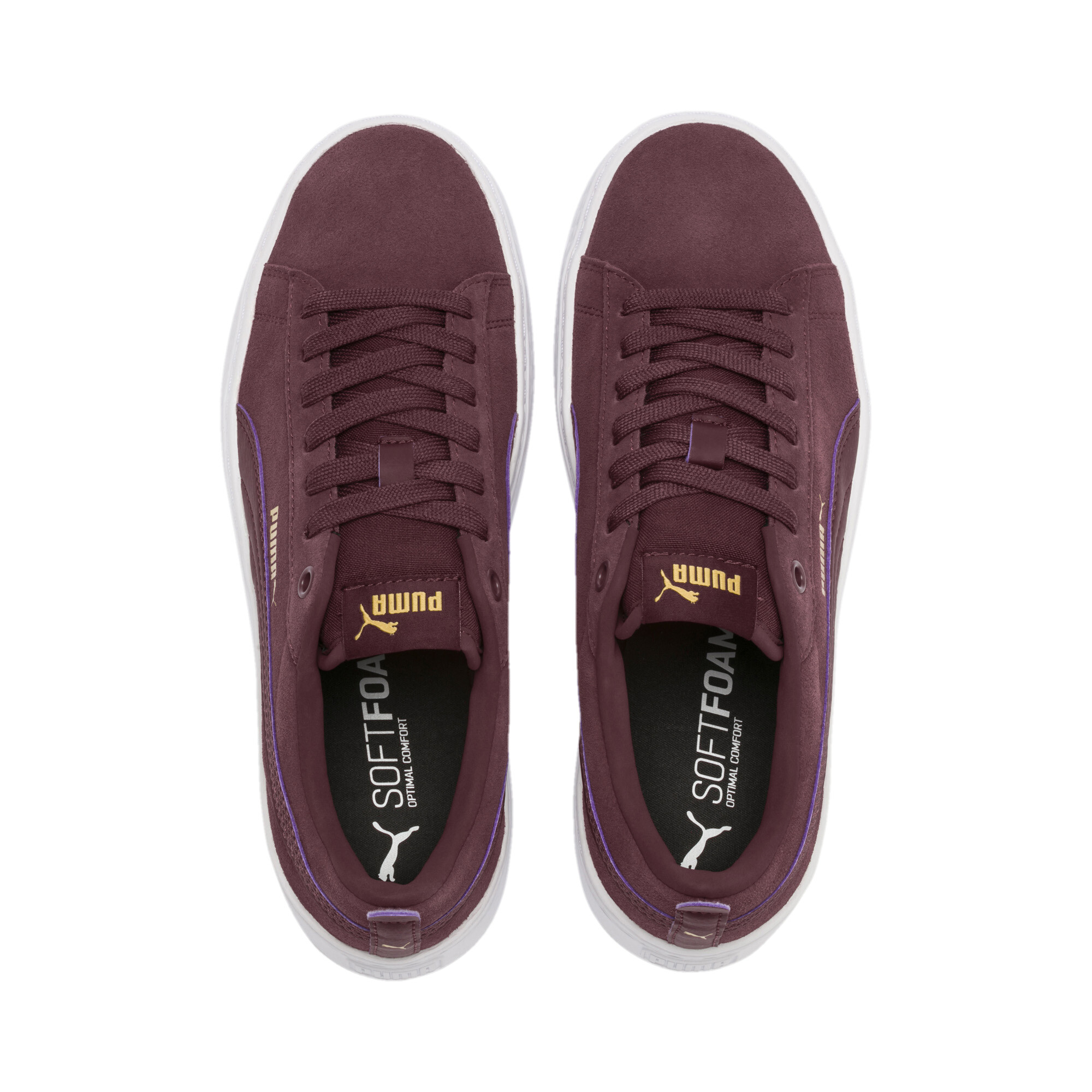 puma smash platform suede