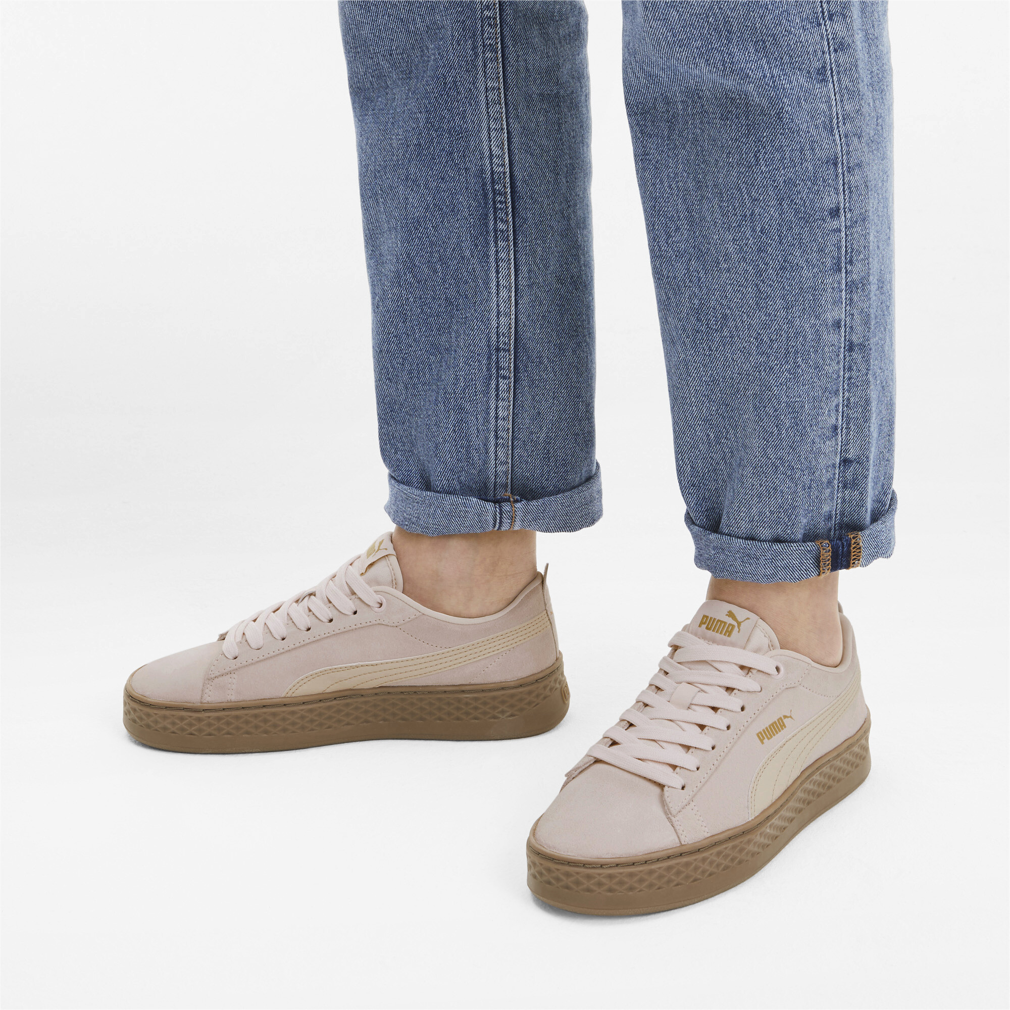 puma smash platform v2 suede women's sneakers