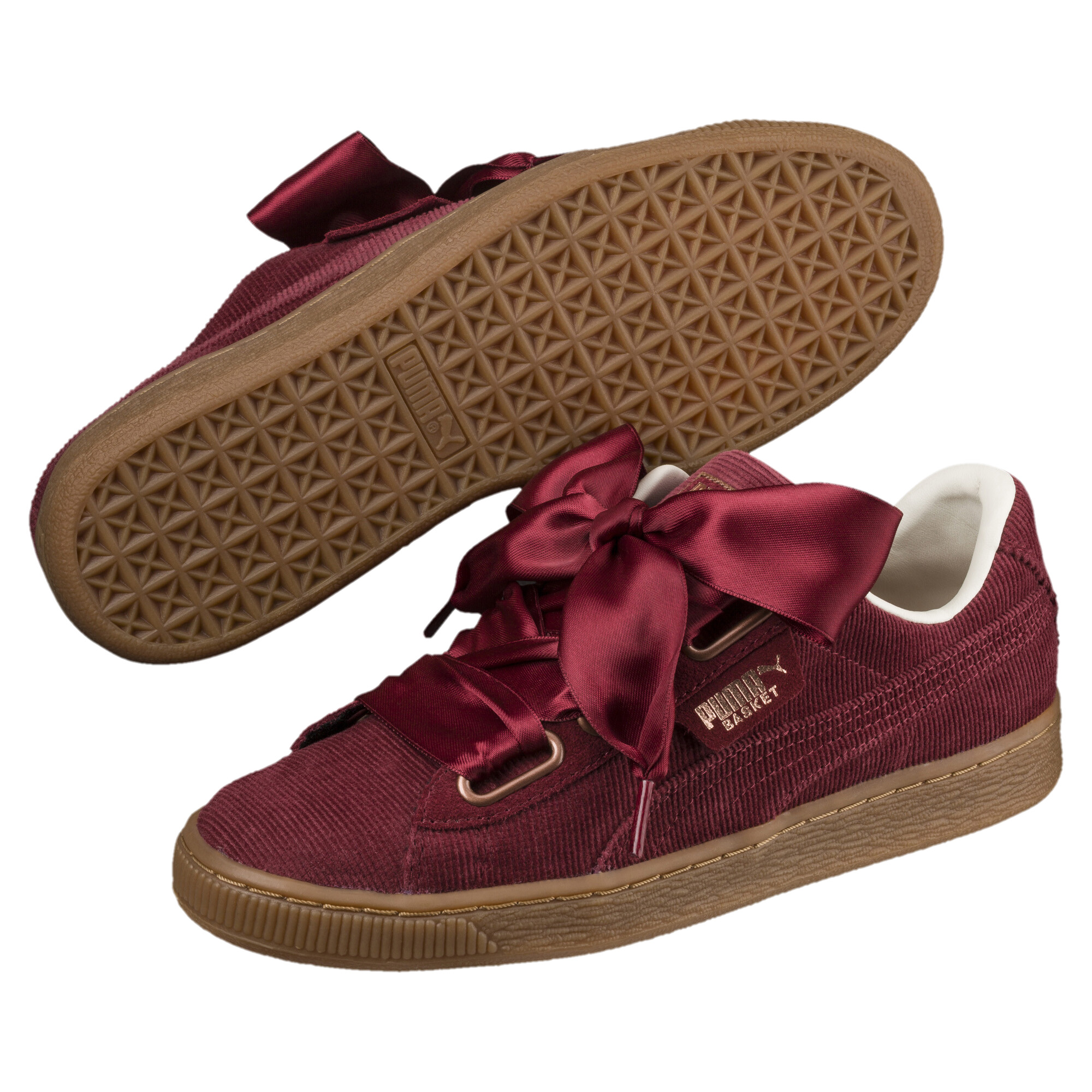 PUMA Basket Heart Corduroy Damen Sneaker Frauen Schuhe ...