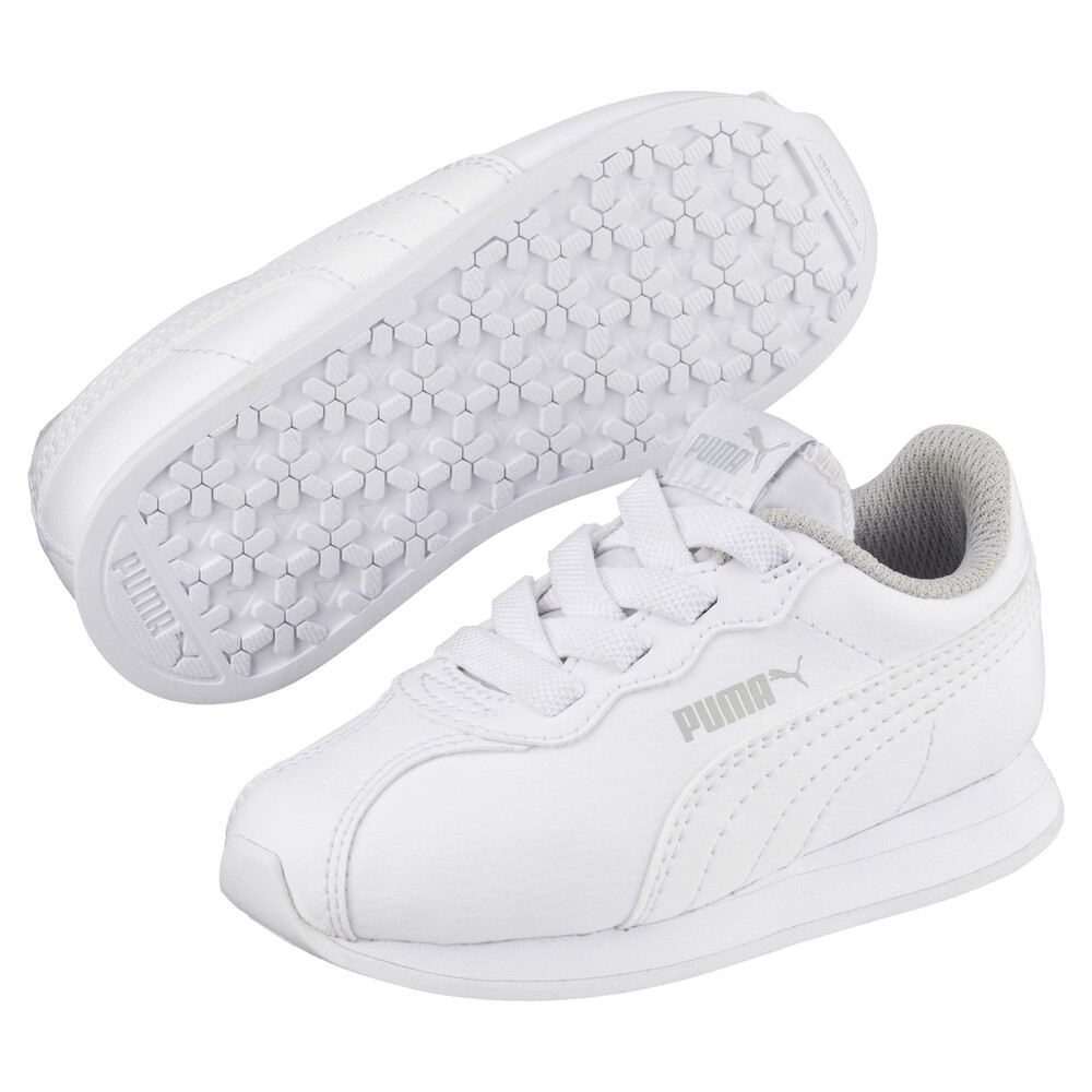 

PUMA - Детские кроссовки Puma Turin II AC Inf – Puma White-Puma White –, Белый