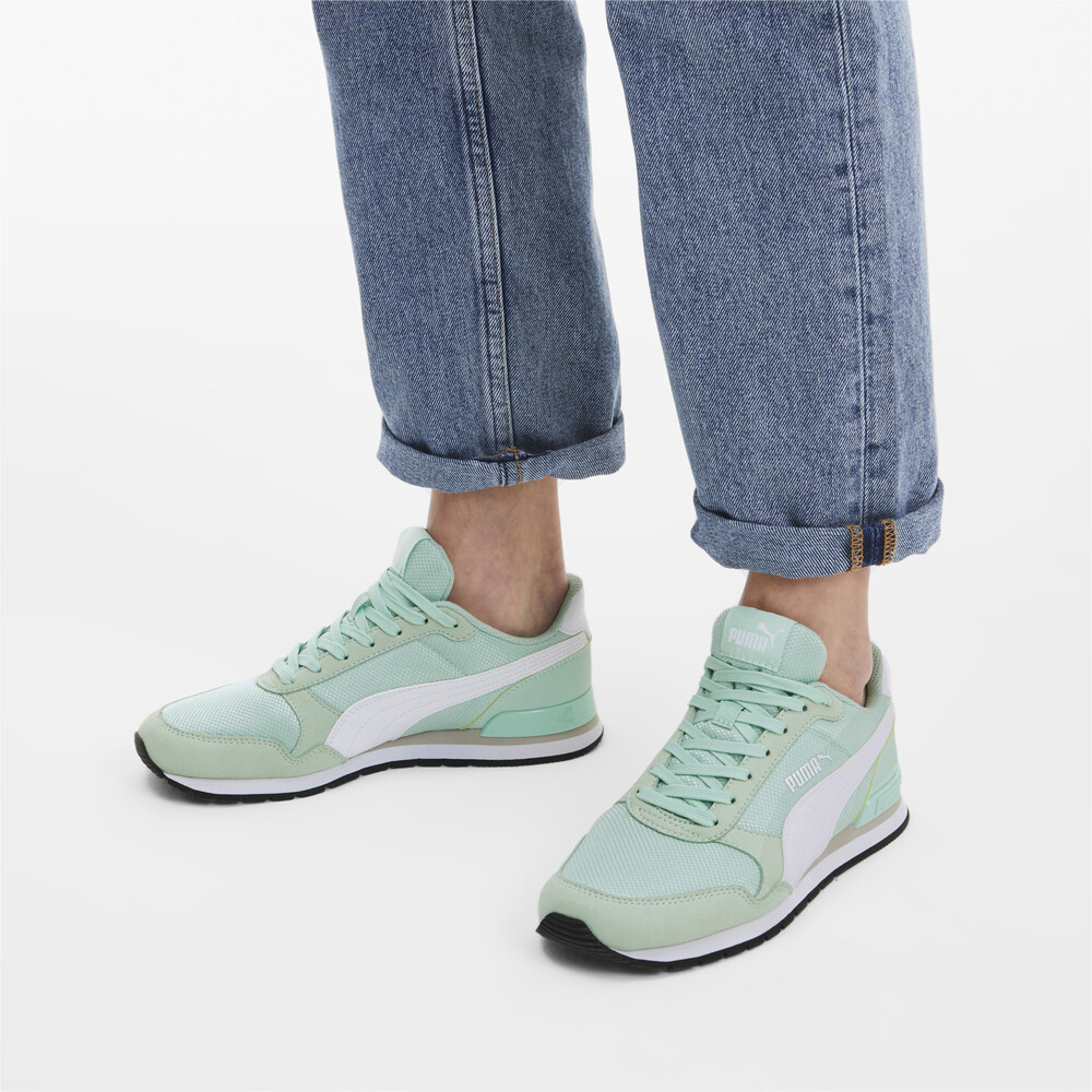 

PUMA - male - Кроссовки ST Runner v2 Mesh – Mist Green-Puma White –, Зеленый