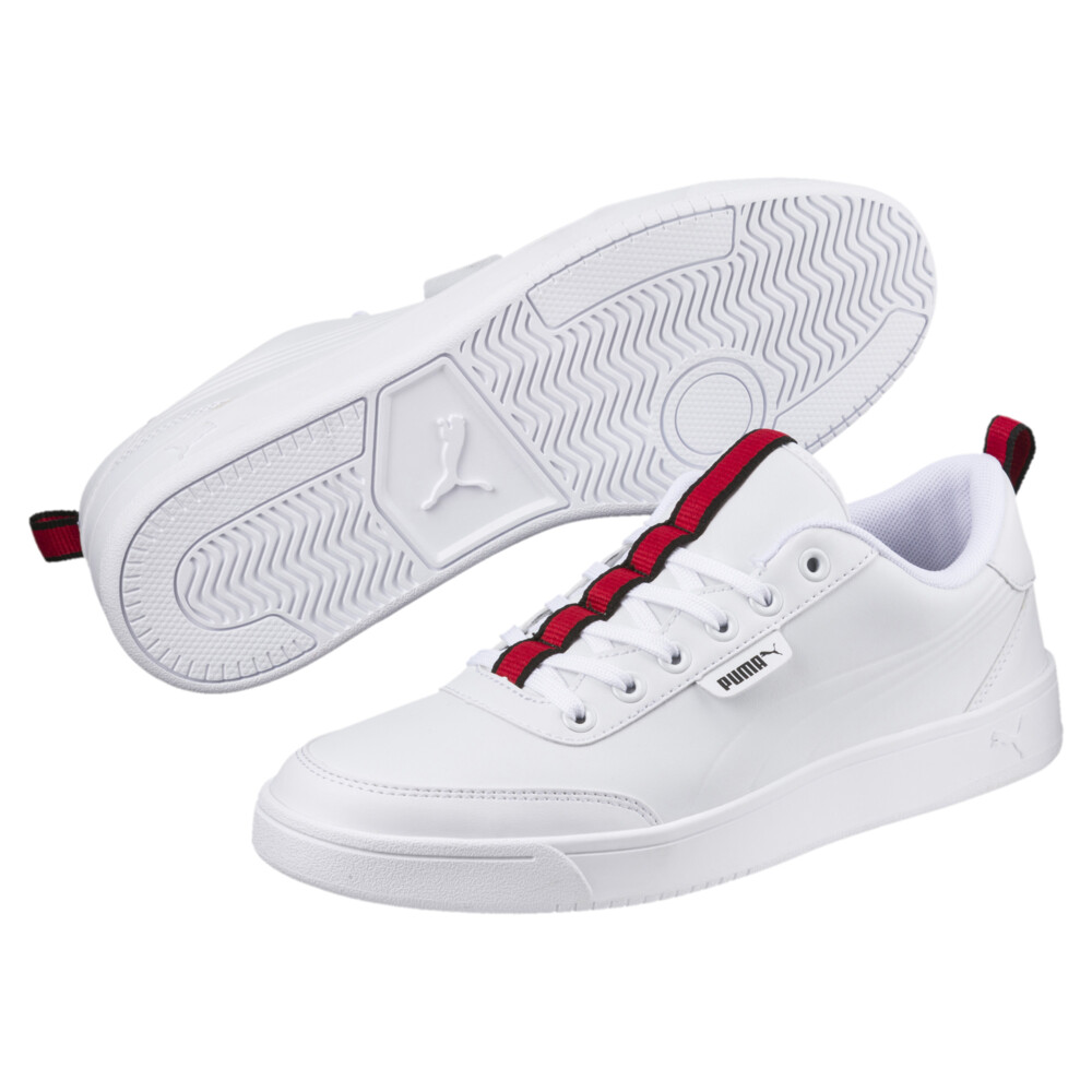 Puma court breaker flag white sneakers