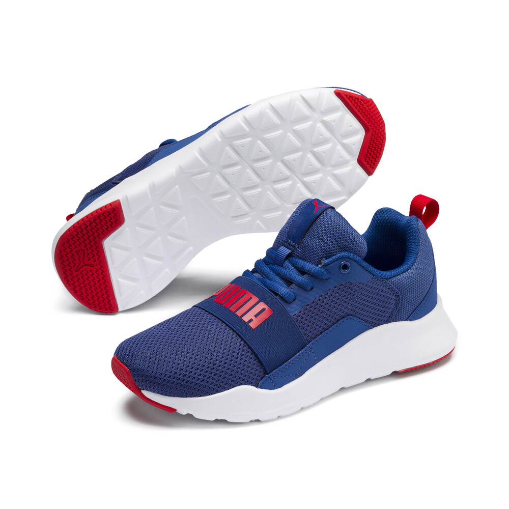 puma shoes blue kids