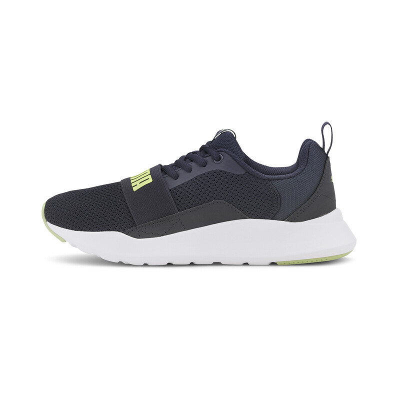

PUMA Wired IMEVA Youth Shoes, Gray/green/purple