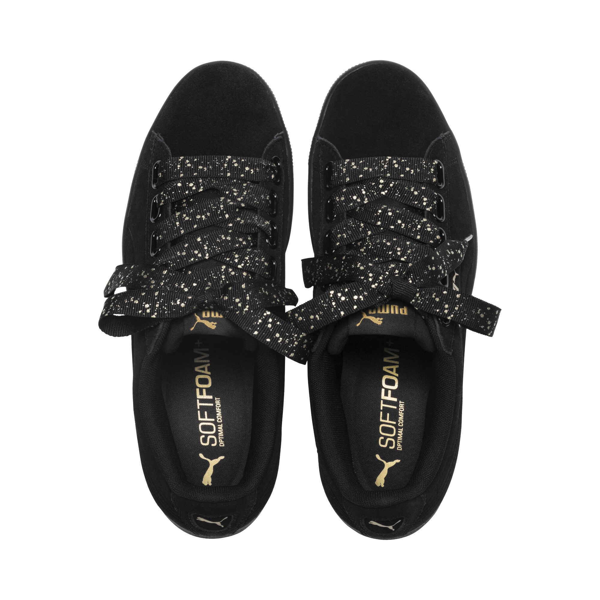 puma with ribbon ties
