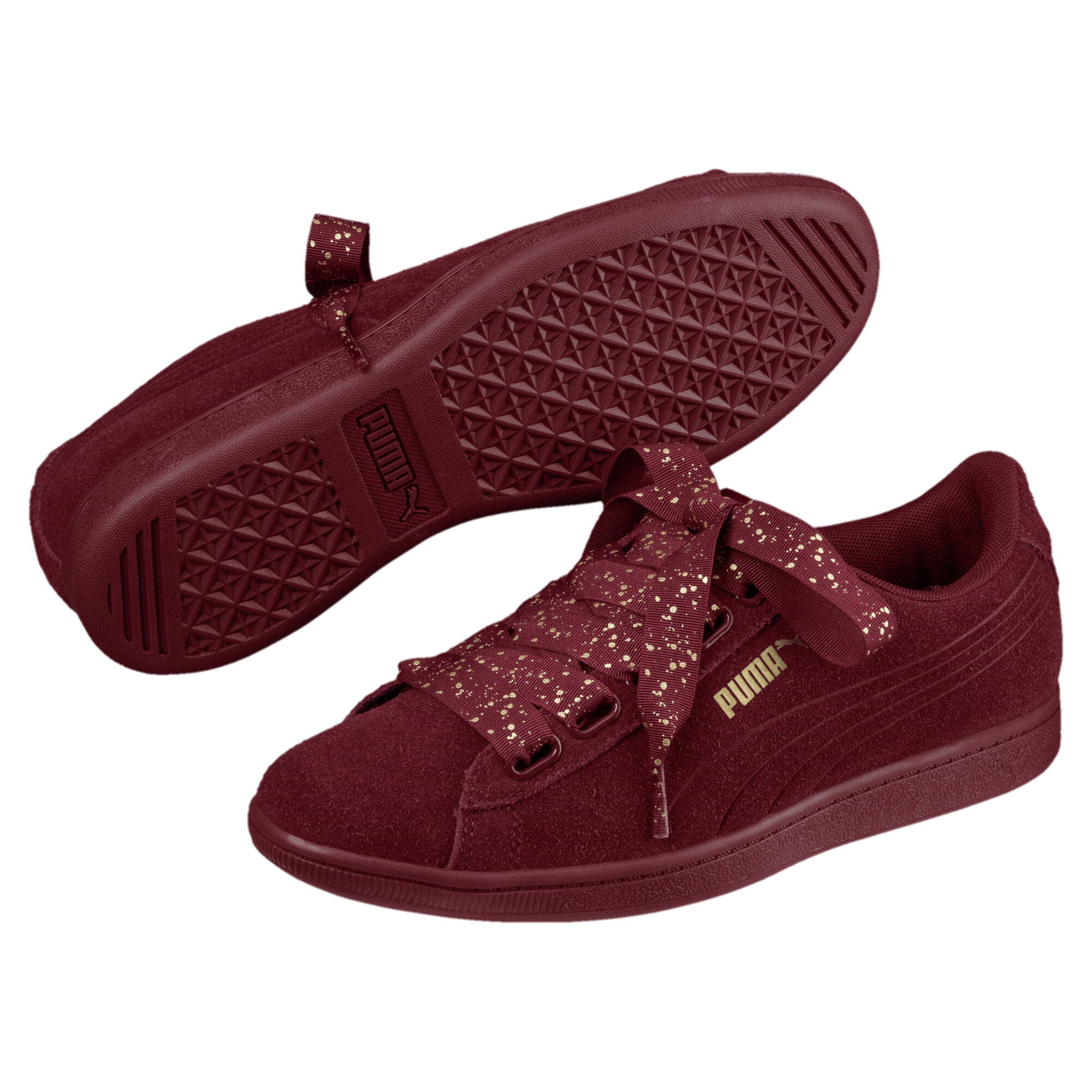 puma vikky ribbon dots sneakers