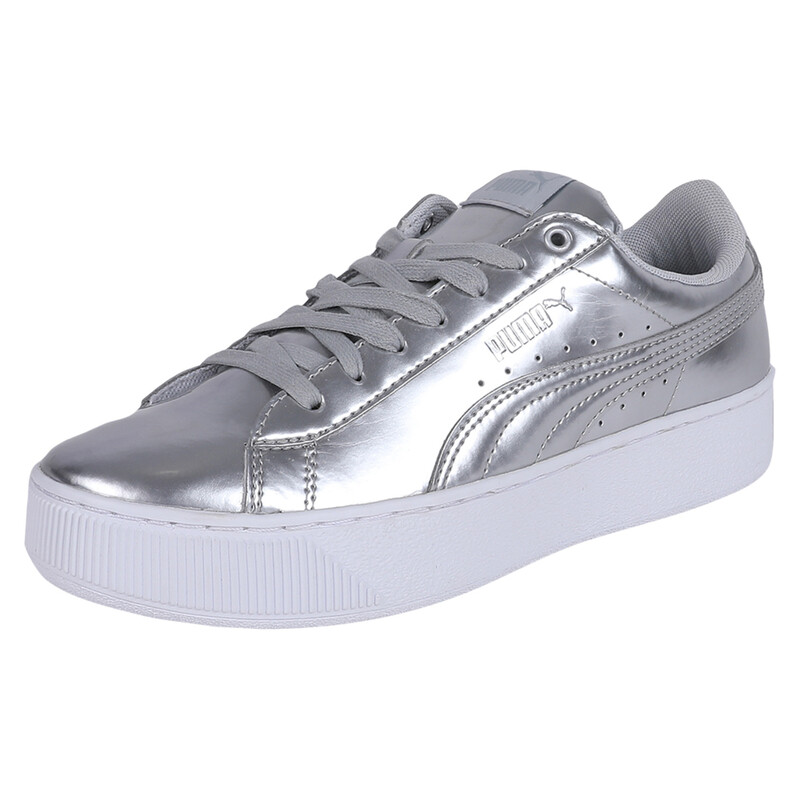 

Women's PUMA Vikky Platform LX Silver