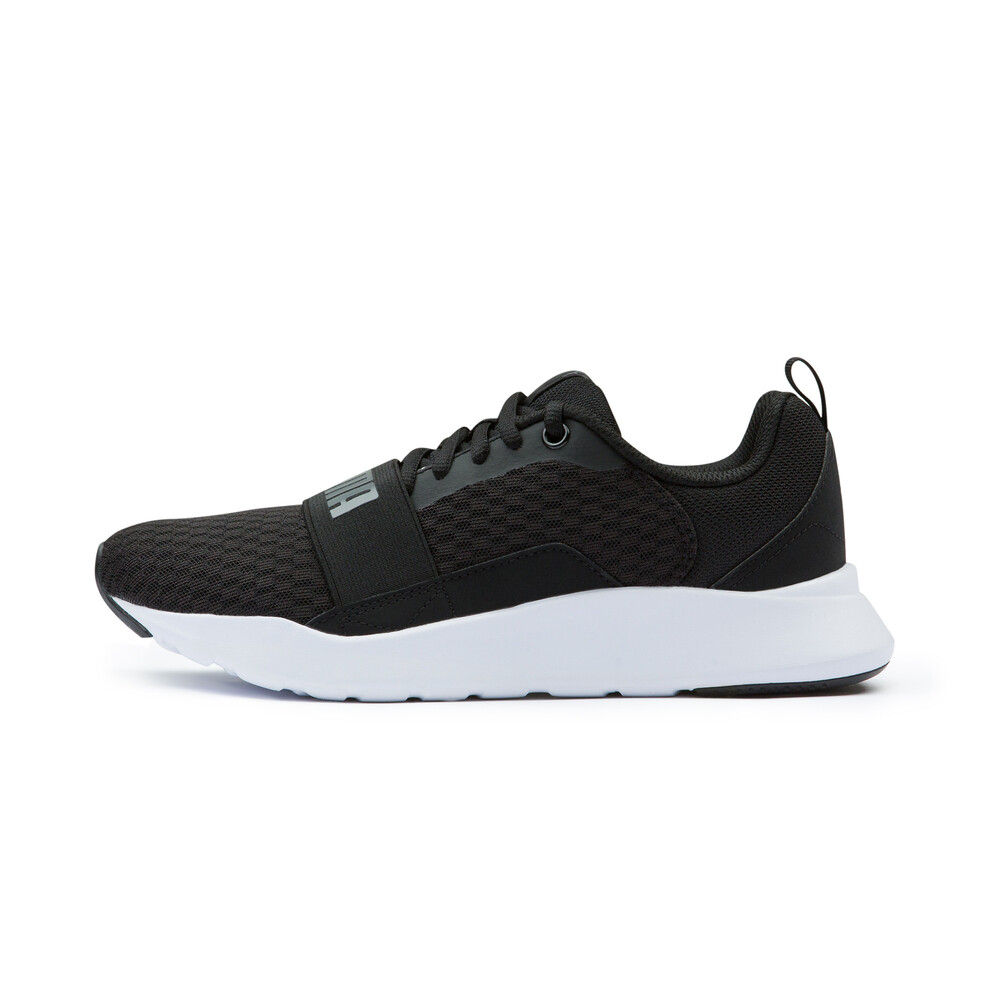 puma black wired sneakers