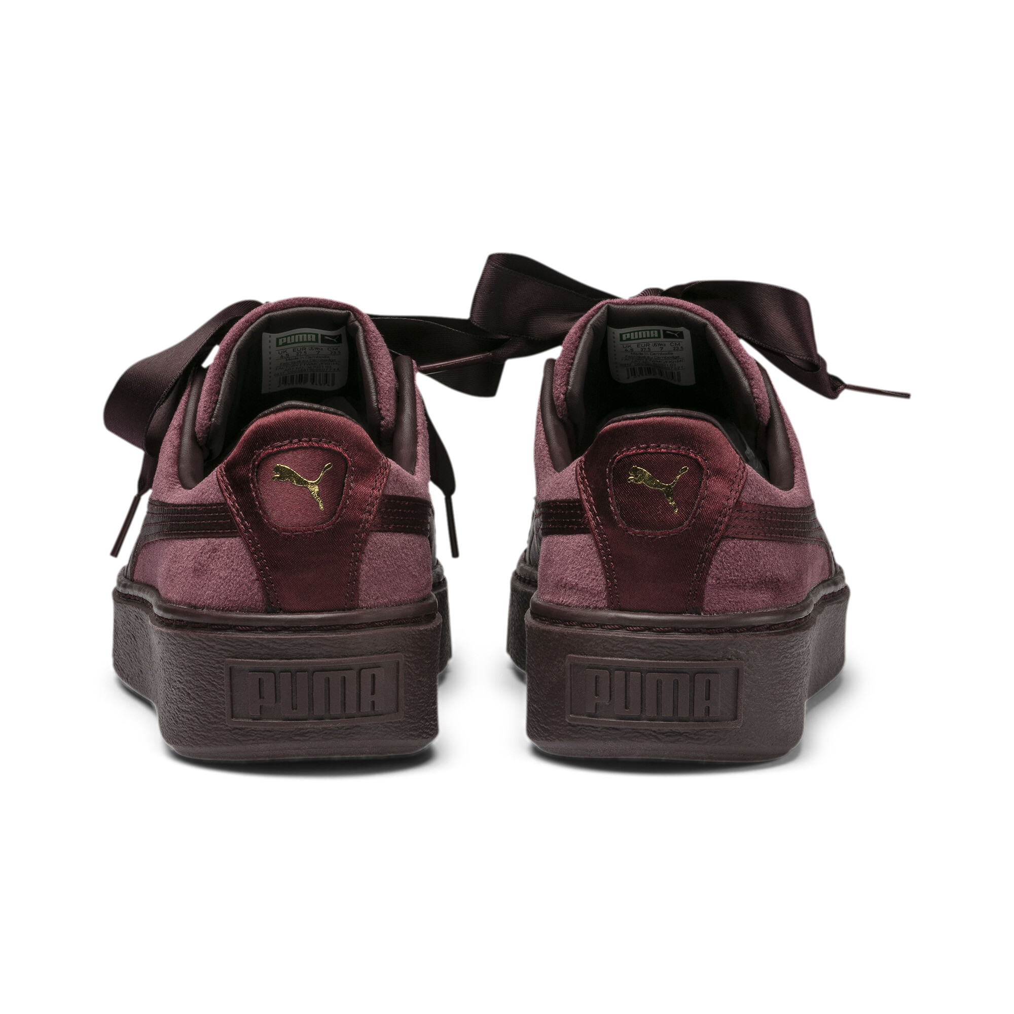 puma platform kiss velvet