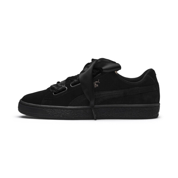 puma suede heart rose